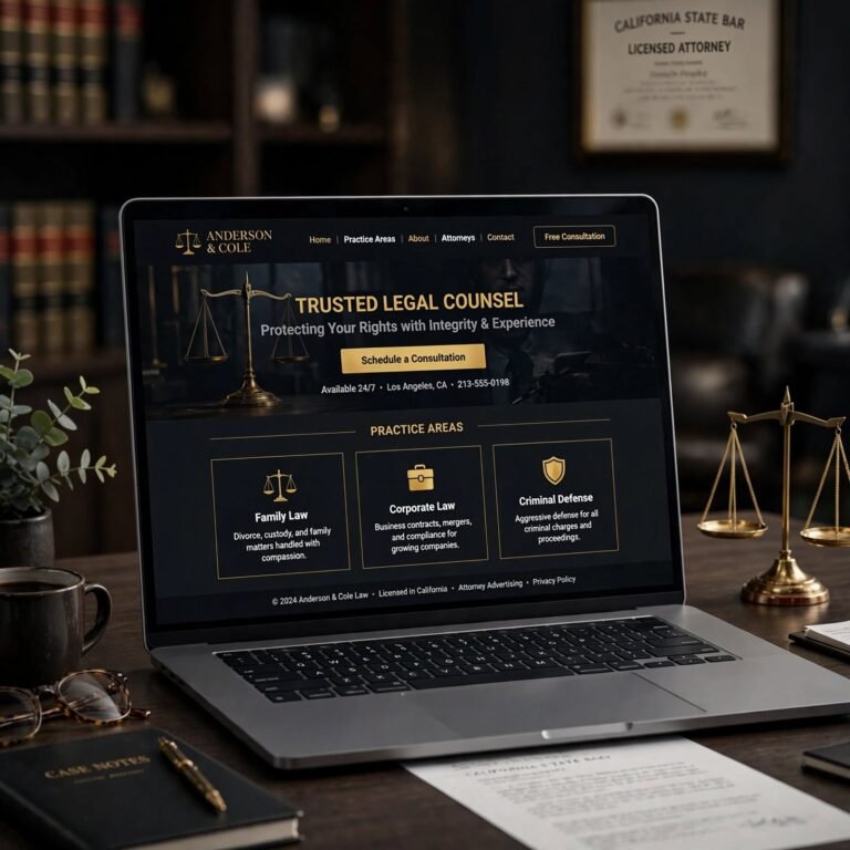 Local law firm website redesign case study